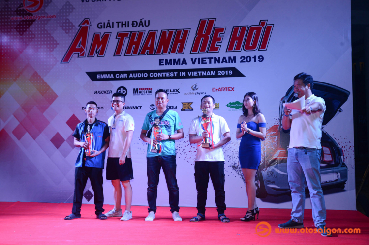 Kết quả Giải thi đấu Âm Thanh Xe Hơi Việt Nam EMMA 2019