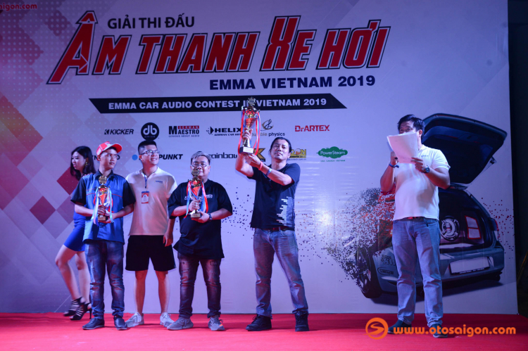 Kết quả Giải thi đấu Âm Thanh Xe Hơi Việt Nam EMMA 2019
