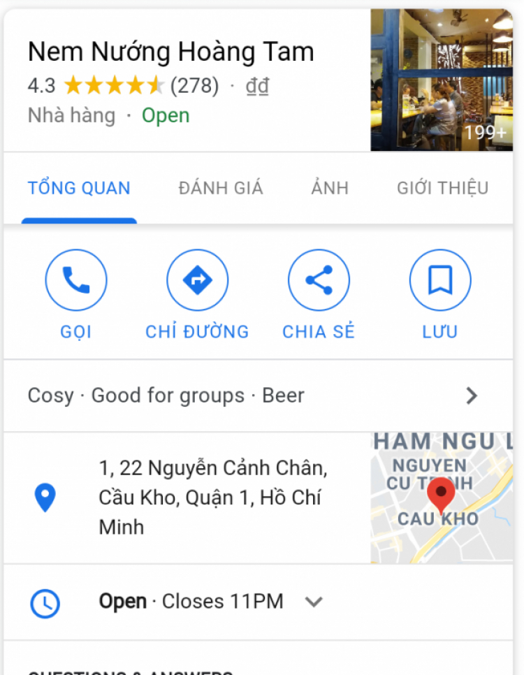 Nhà hàng ăn trưa tiếp khách Quận 1 hoặc Quận 3