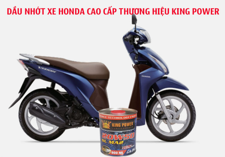 Dầu nhớt xe Hon Da cao cấp hàng nhập Dubai(UAE) thương hiệu King Power