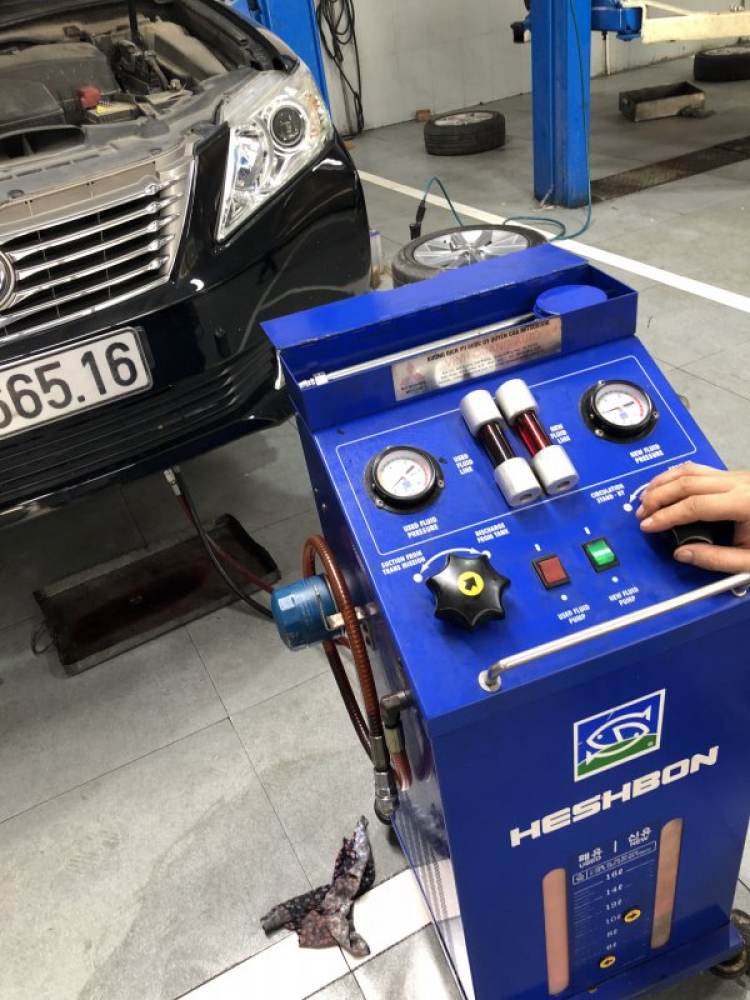 Xe ô tô đi bao nhiêu km thì thay nhớt hộp số các bác? xe em CVT Xe ô tô đi bao nhiêu km thì thay nhớt hộp số các bác? xe em CVT