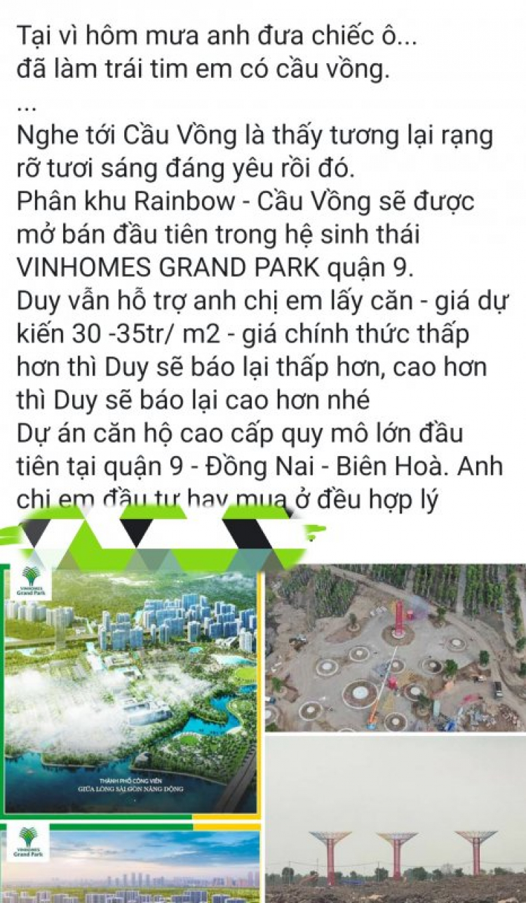 Nơi bàn luận của Tổ đội có đất quanh Vinhomes quận 9