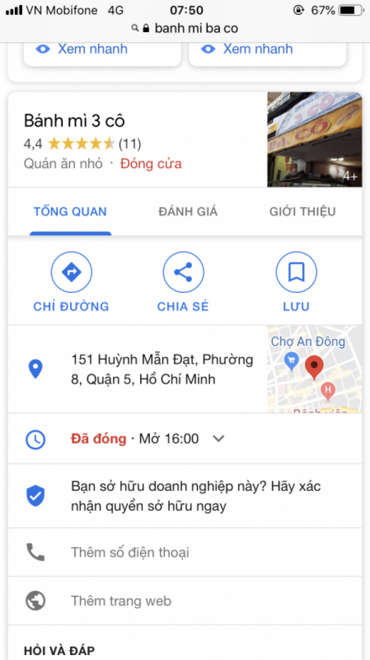 Xin danh sách quán bán street food ngon ở Sài Gòn