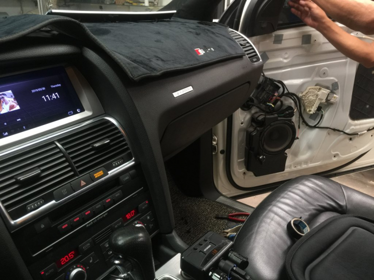 Độ âm thanh cho Audi Q7