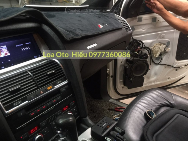 Độ âm thanh cho Audi Q7