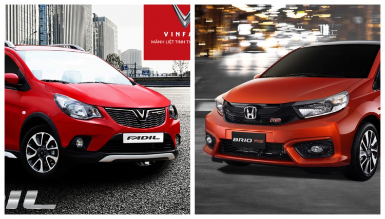 [THSS] So sánh Honda Brio và Vinfast Fadil: Hai mẫu xe giá cao nhất phân khúc A
