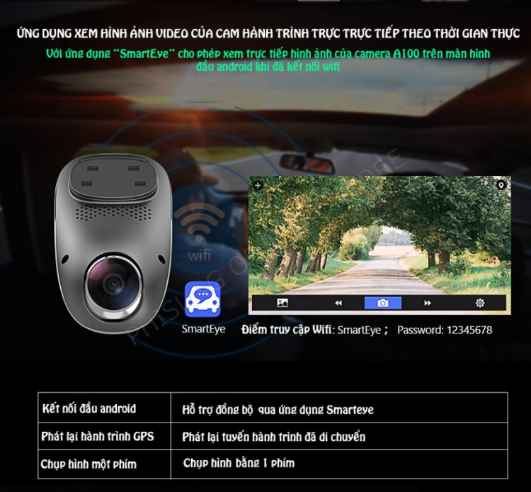 Camera hành trình - Siêu phẩm không thể thiếu cho chiếc ô tô - Bảo hành 12 tháng, 1 đổi 1 Camera hành trình - Siêu phẩm không thể thiếu cho chiếc ô tô - Bảo hành 12 tháng, 1 đổi 1