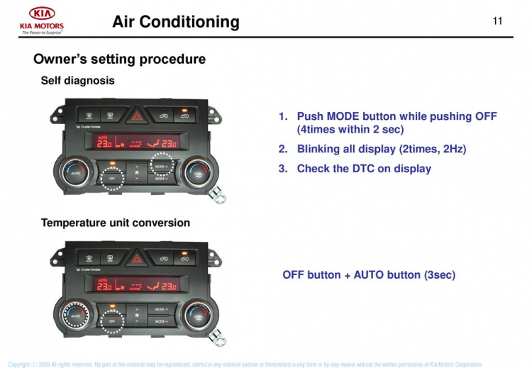 Hệ thống lọc không khí Cluster ion / Clean air trên Hyundai / Kia