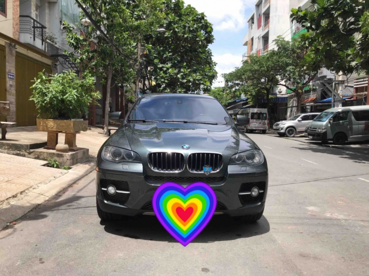 Bán BMW X6 năm 2010, nhập nguyên chiếc, màu xanh nhớt còn rất mới, 950tr