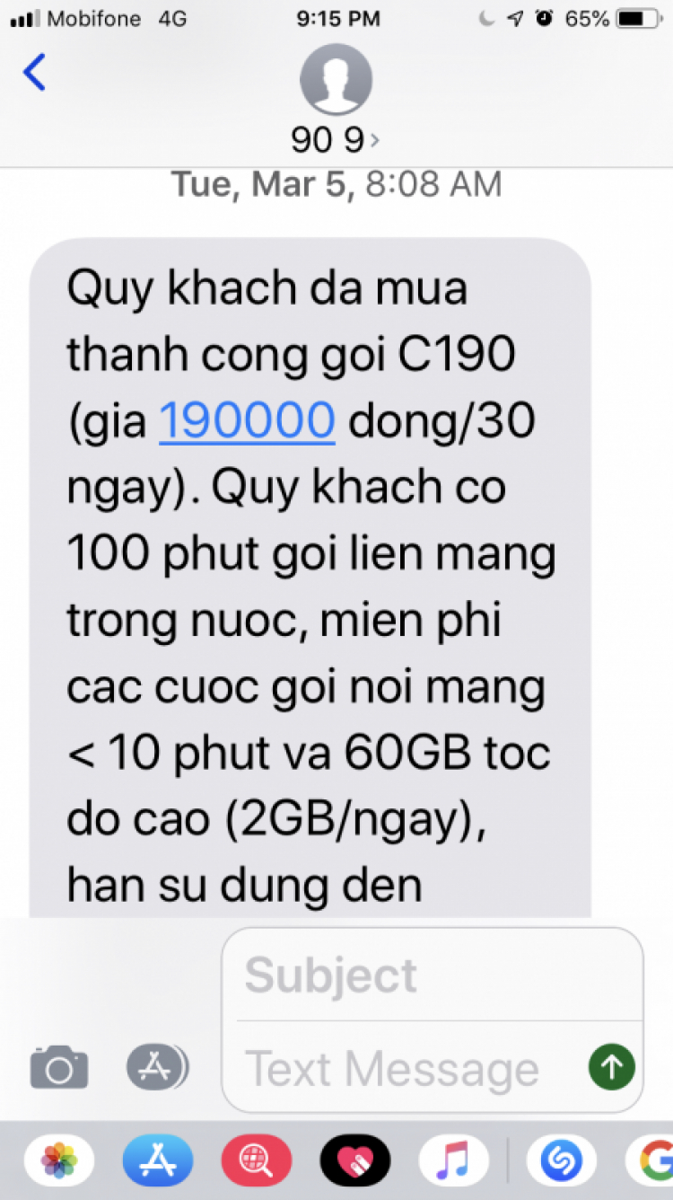 Chất lượng đường truyền 3G 4G của Mobifone