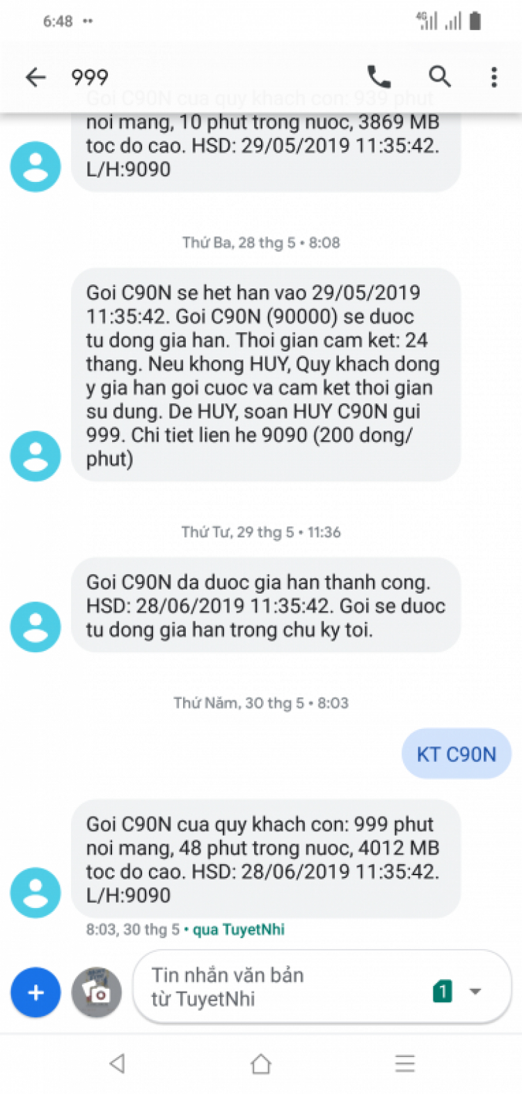 Chất lượng đường truyền 3G 4G của Mobifone