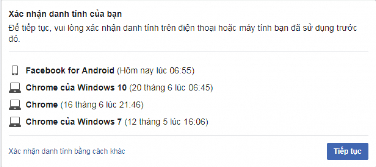 Mở tài khoản Facebook bị khoá