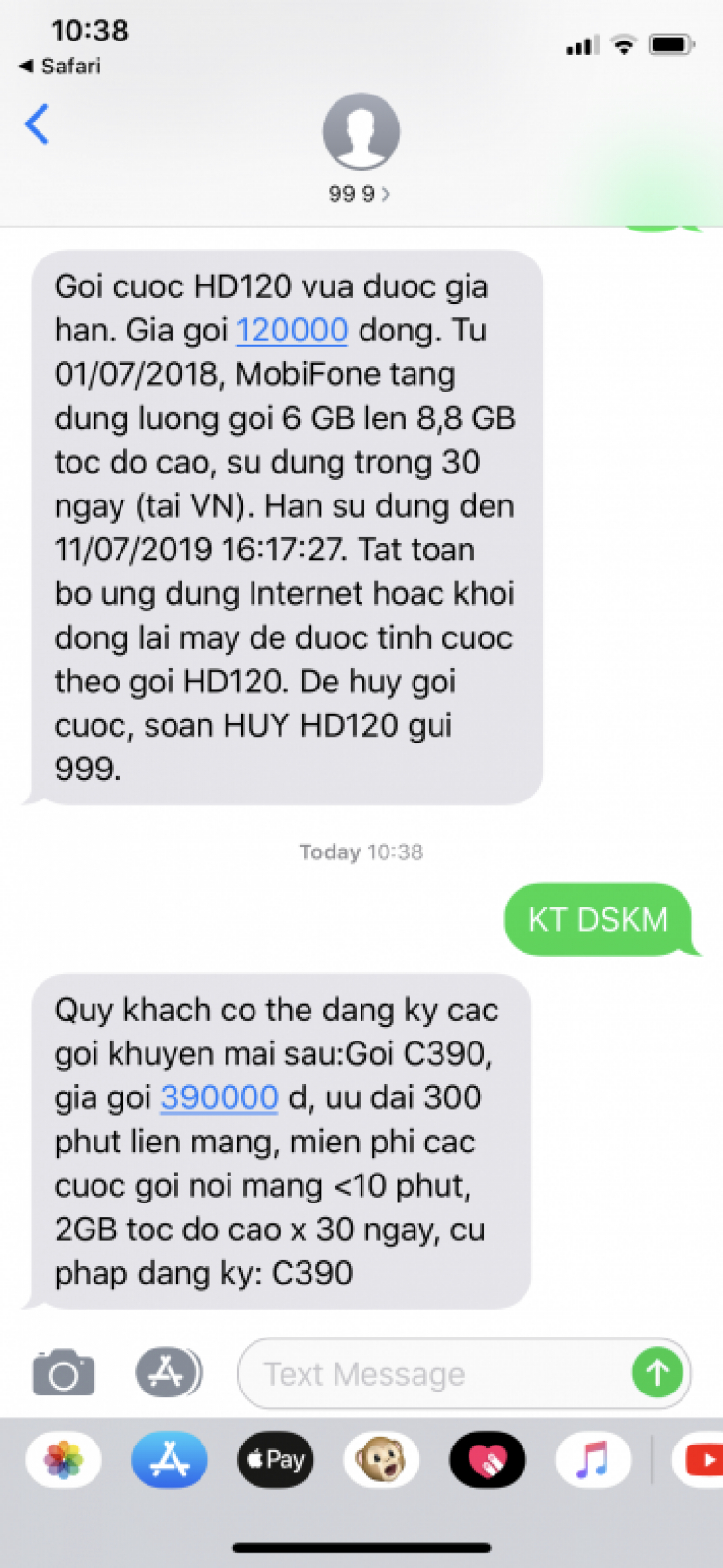 Chất lượng đường truyền 3G 4G của Mobifone