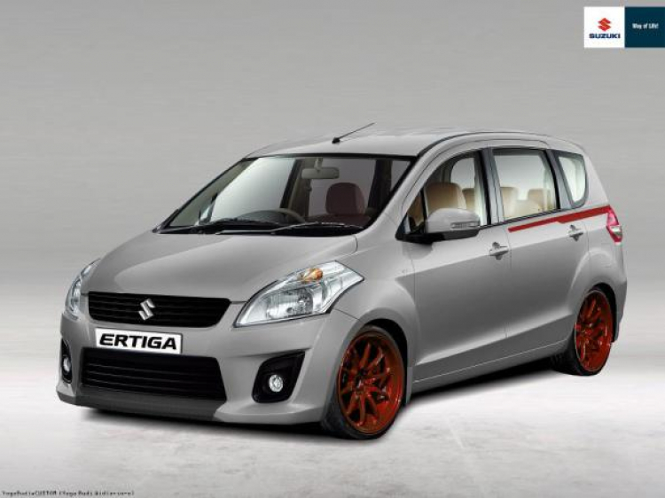 Cầm lái Suzuki Ertiga: xe gia đình 5+2 Cầm lái Suzuki Ertiga: xe gia đình 5+2