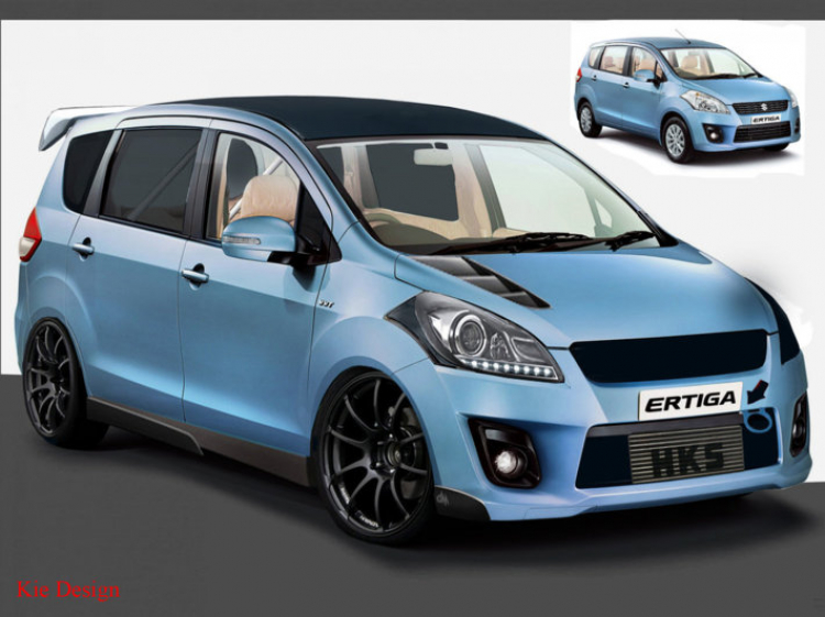 Cầm lái Suzuki Ertiga: xe gia đình 5+2 Cầm lái Suzuki Ertiga: xe gia đình 5+2