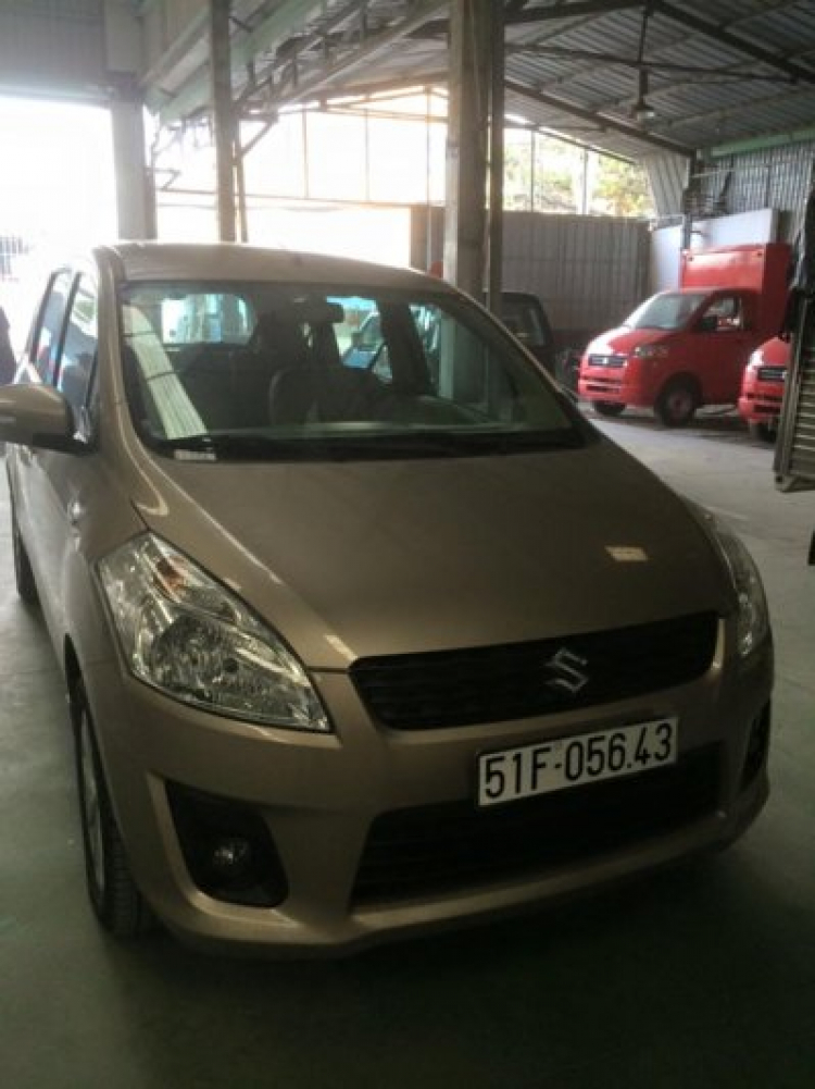 Cầm lái Suzuki Ertiga: xe gia đình 5+2 Cầm lái Suzuki Ertiga: xe gia đình 5+2