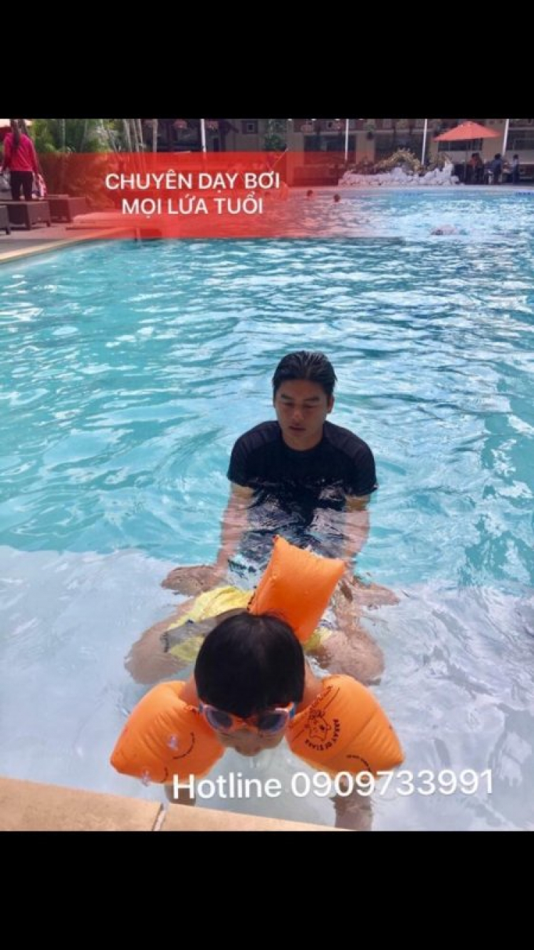 Cho con học bơi ở đâu trong Sài Gòn