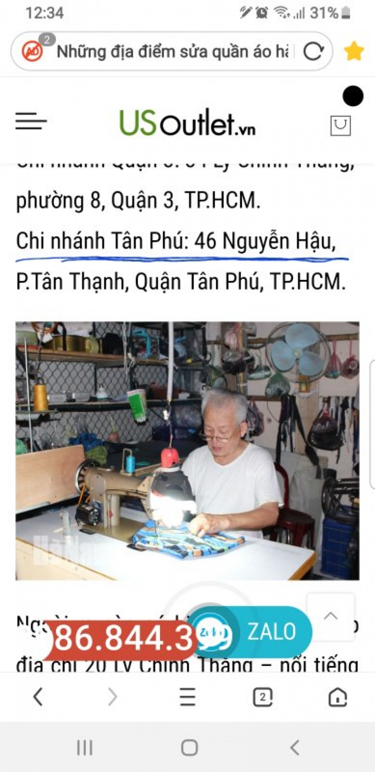 Sửa quần jean ở TP HCM