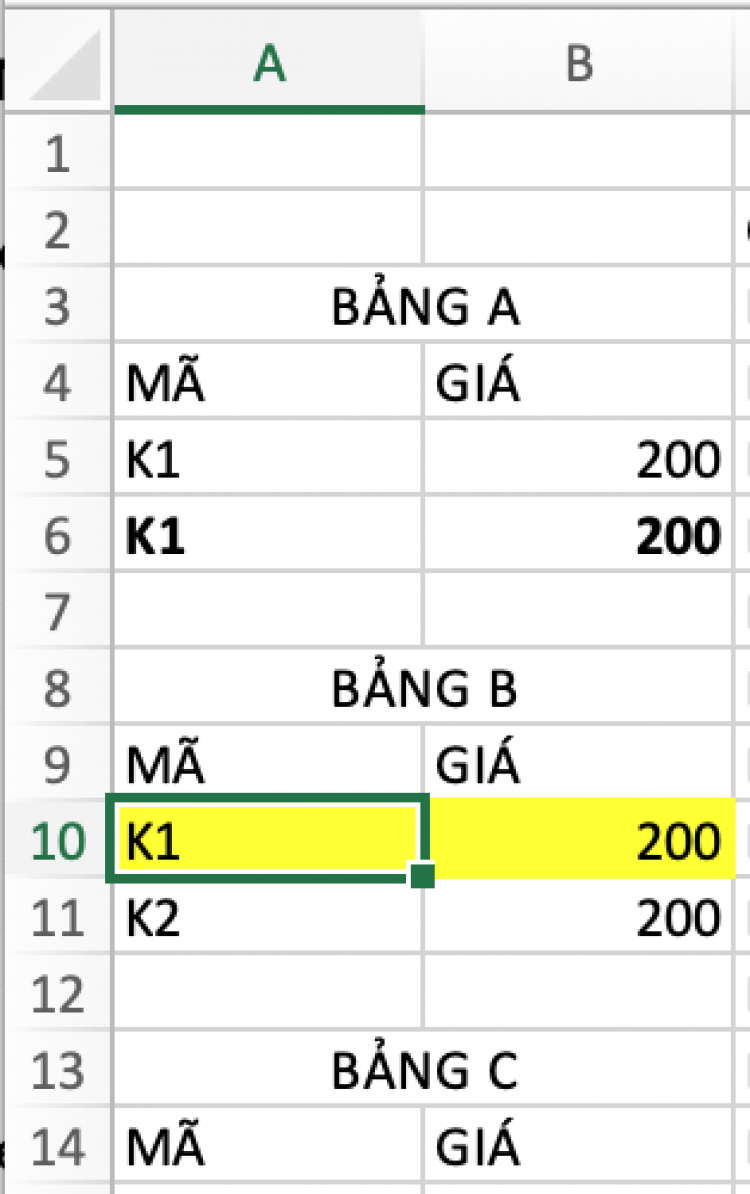 Hóng các thánh Excel