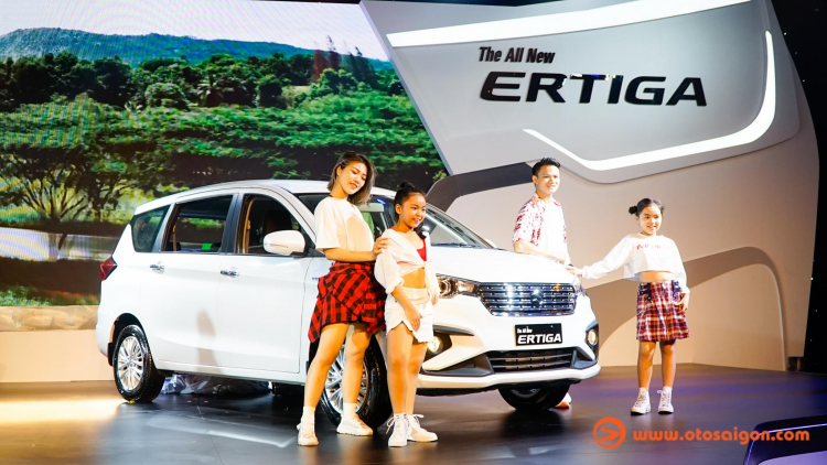 Suzuki Ertiga thế hệ mới chính thức ra mắt: 02 phiên bản; giá từ 499 triệu đồng