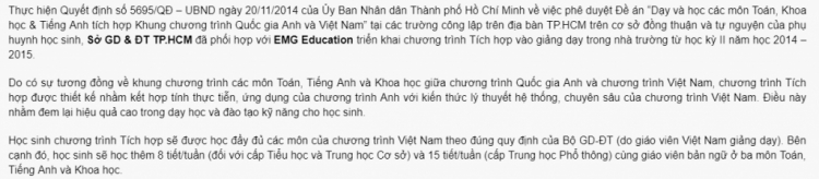 Có nên cho trẻ lớp 1 học chương trình tiếng anh tích hợp không?