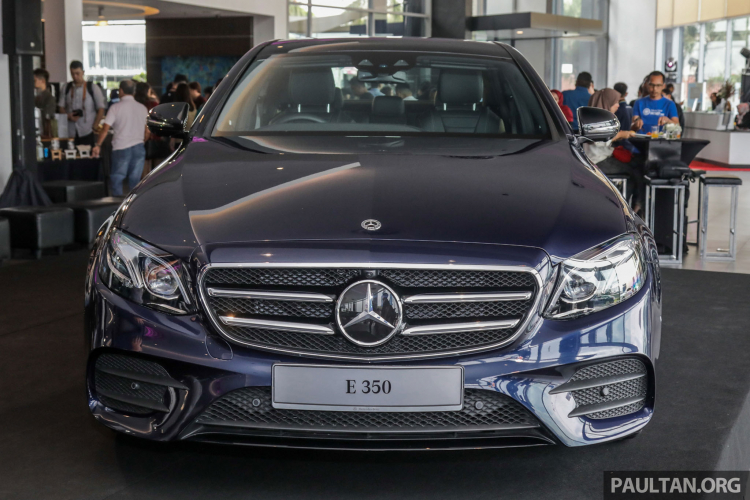 Xem trước Mercedes-Benz E350 AMG Line tại Malaysia sắp sửa ra mắt tại Việt Nam