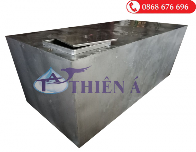 Bể vuông inox - Thiên Á - Sản xuất bể nước inox theo yêu cầu