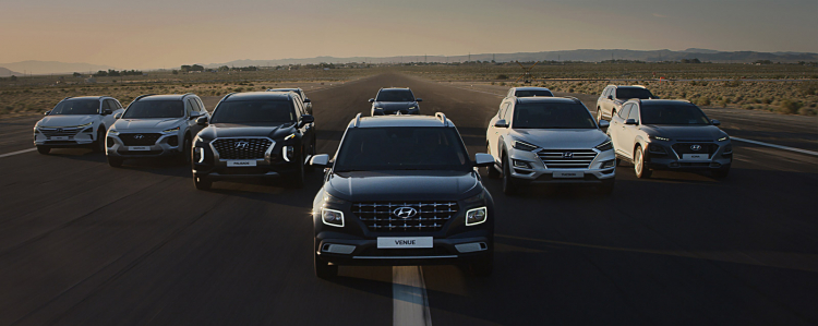 Dàn xe SUV thế hệ mới Hyundai cực ấn tượng trong video mới