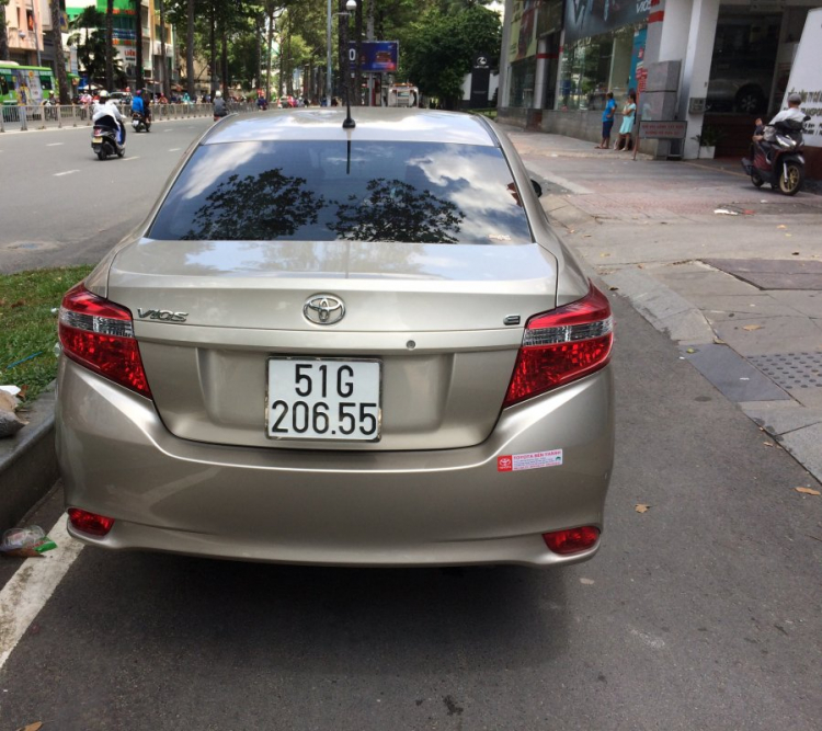 Bán xe Toyota Vios E CVT số tự động cuối 2016