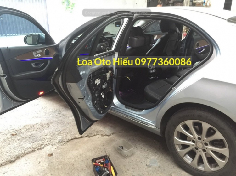 Nâng tầm cao âm thanh cho Mercesdes Benz E 200