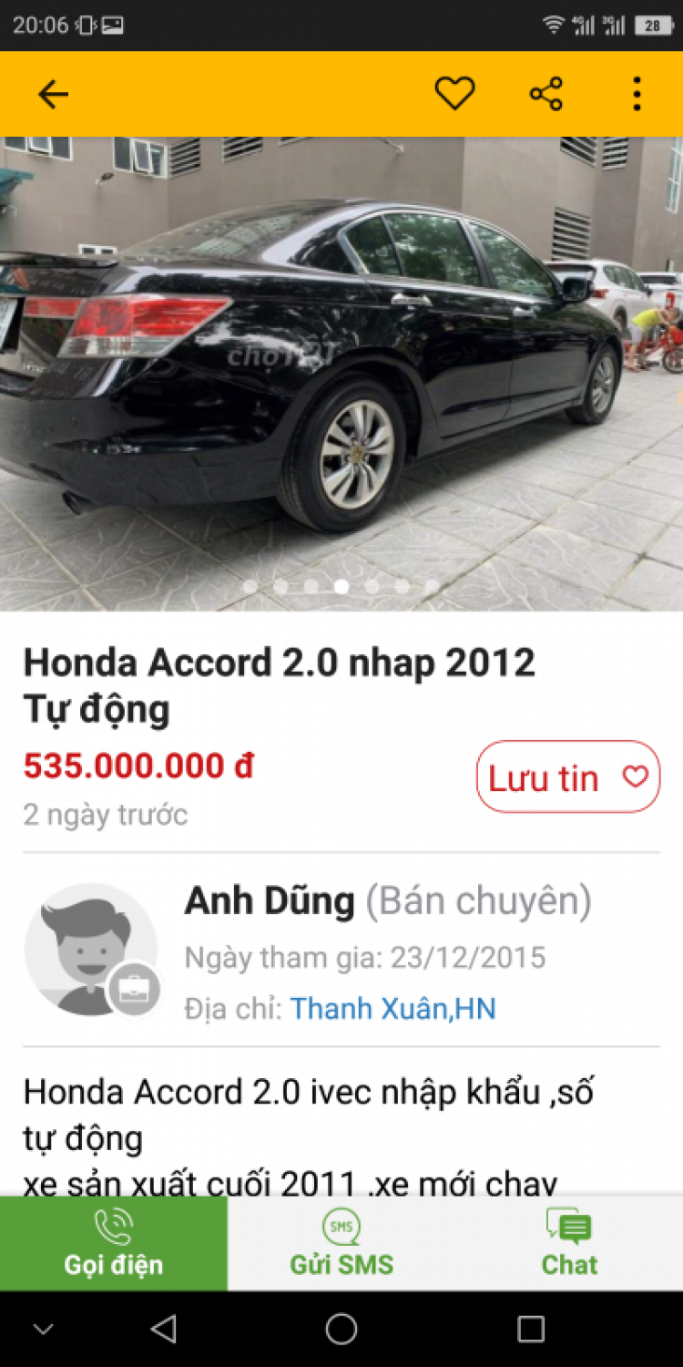 Có nên mua xe củ của ô xờ.... Có nên mua xe củ của ô xờ....