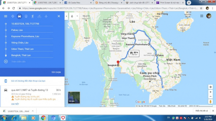 Chân ngắn xuyên Lào - Đường bộ qua Thái đi Pattaya 2500km ngộ hơn fly