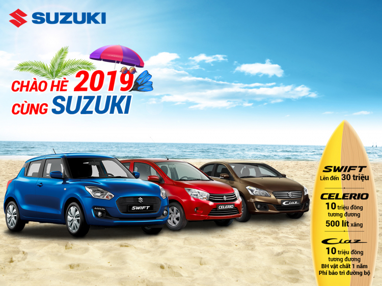 Suzuki triển khai chương trình khuyến mãi “Chào hè 2019 cùng Suzuki”