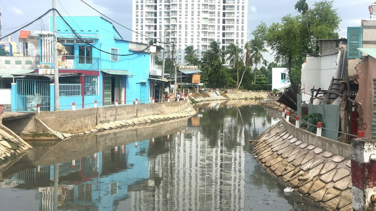 Cầu Vàm Thuật An Phú Đông Quận 12 bắc qua Phường 5 Gò Vấp đã thông xe 31/12/2020 đất An Phú Đông tăng nóng nhất Q.12