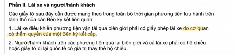 Xe vay ngân hàng, thế chấp không được qua cửa khẩu; có thể bị tạm giữ phương tiện tại nước bạn