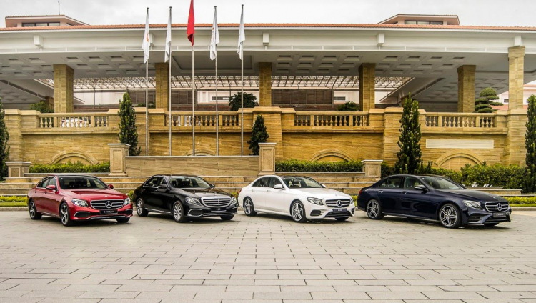 Rộn ràng sự kiện ra mắt E-Class bản nâng cấp 2019 tại Vietnam Star