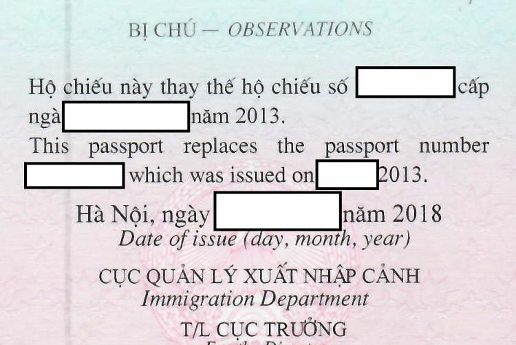 Hộ chiếu còn hạn xin cấp HC mới không muốn cắt góc, bấm lỗ Hộ chiếu còn hạn xin cấp HC mới không muốn cắt góc, bấm lỗ