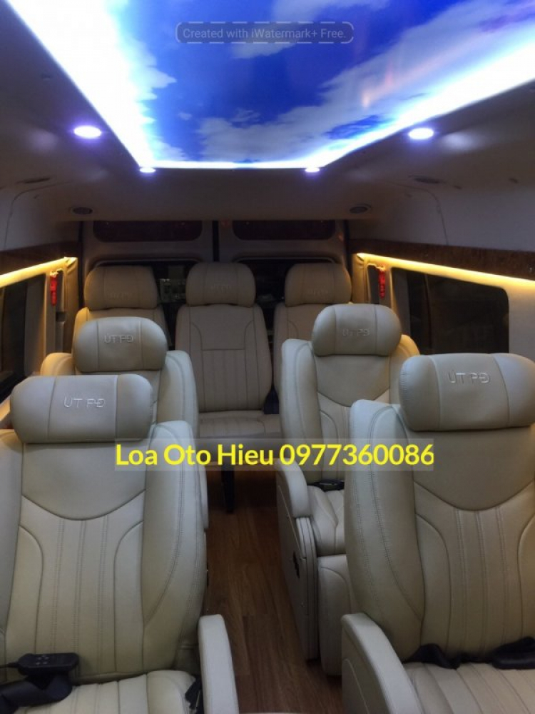 Độ Limousine và âm thanh Ford Transit