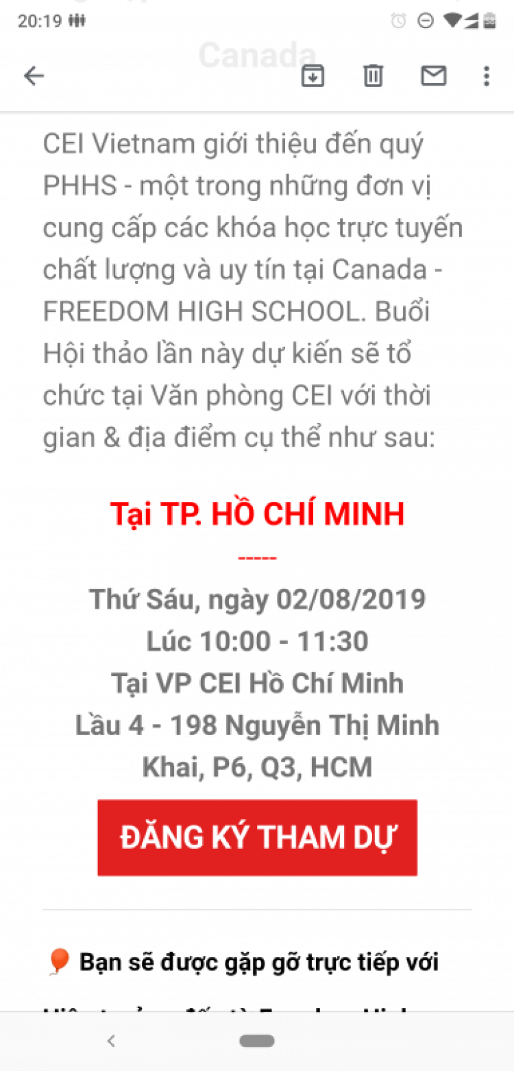 Cho con đi Canada học từ lớp 10