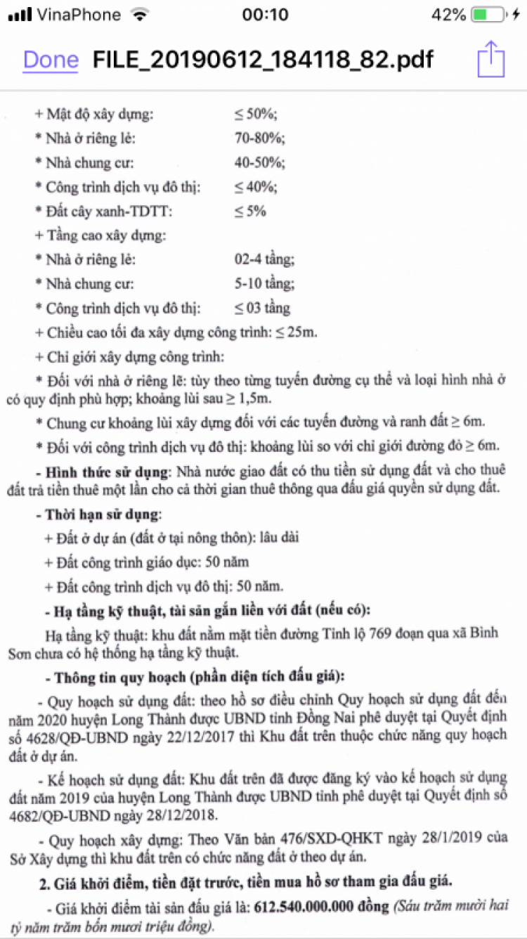 Khu đất vàng gần sân bay Long Thành được bán hơn 1.200 tỷ đồng