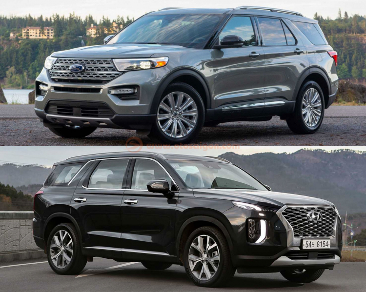 [THSS] So sánh Ford Explorer (All-New) và Hyundai Palisade sẽ bán tại Việt Nam