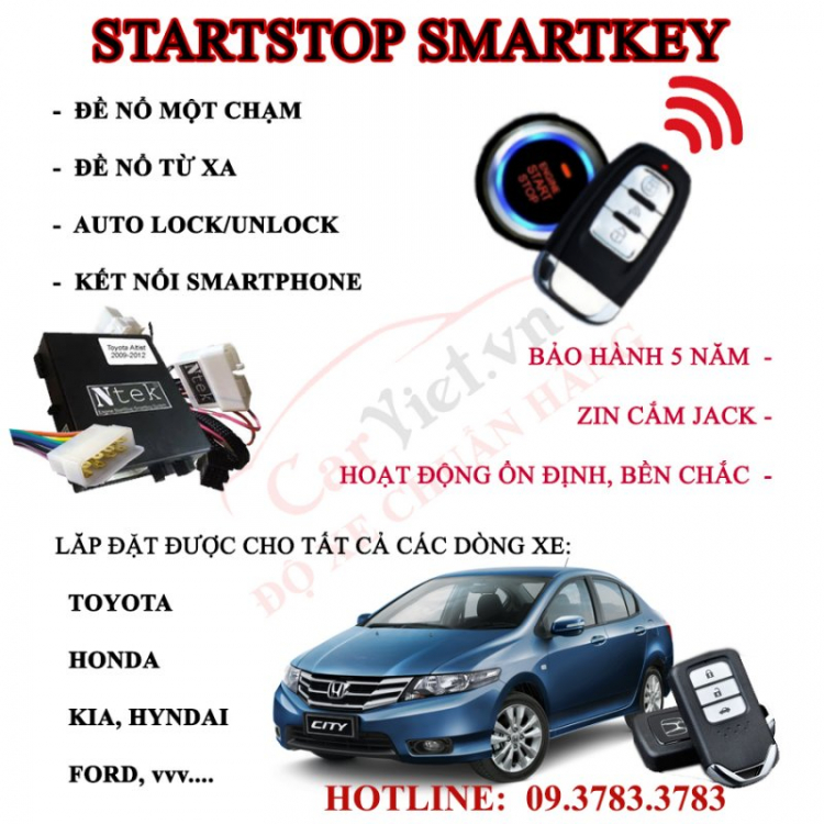 Chìa Khóa Thông Minh - Startstop Smartkey NTEK