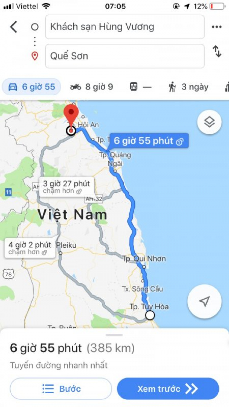Review nhanh về đường đi Biên Hòa - Phú Yên tháng 4/2019