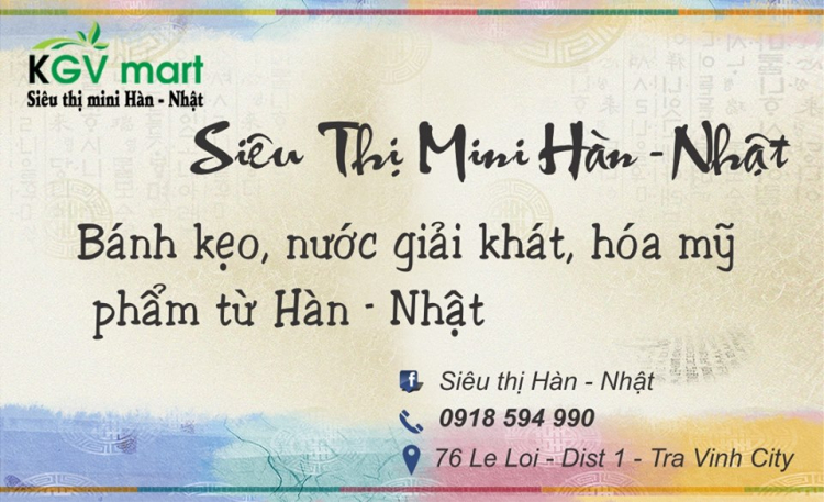 Siêu thị Mini Hàn - Nhật