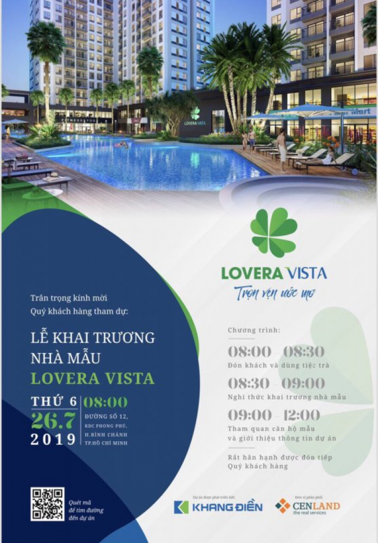 Khởi động LOVERA VISTA (Khang Điền) Khởi động LOVERA VISTA (Khang Điền)