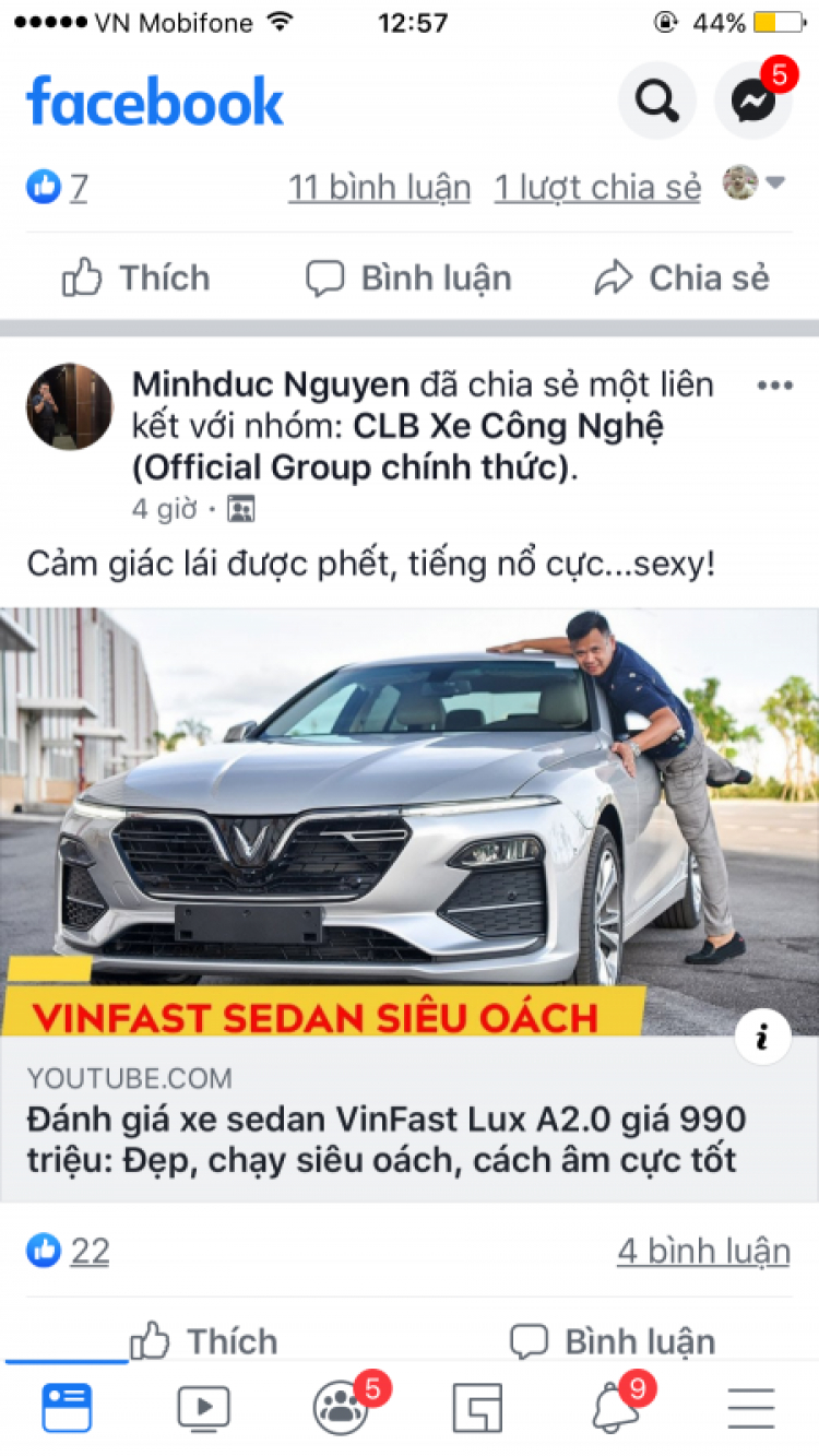 Tuyệt vời Vinfast, êm hơn cả Mer, Bim ?!!!