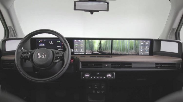 Honda giới thiệu màn hình siêu dài trong nội thất