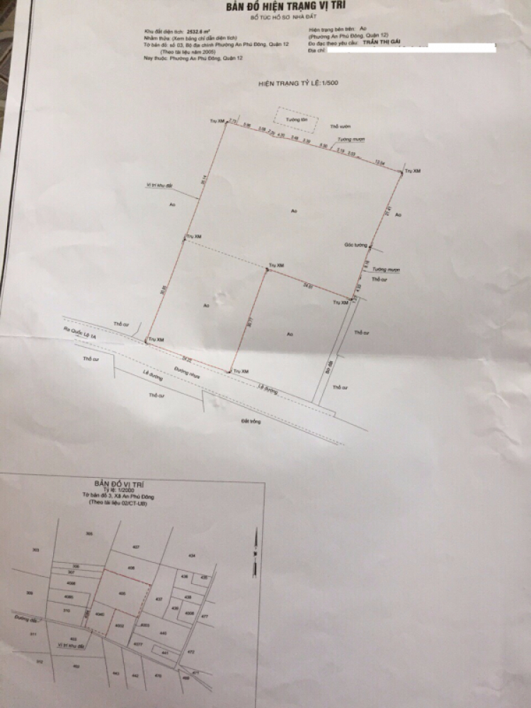 Chuyển đổi mục đích sử dụng đất từ đất lúa sang thổ cư hoặc trông cây lâu năm