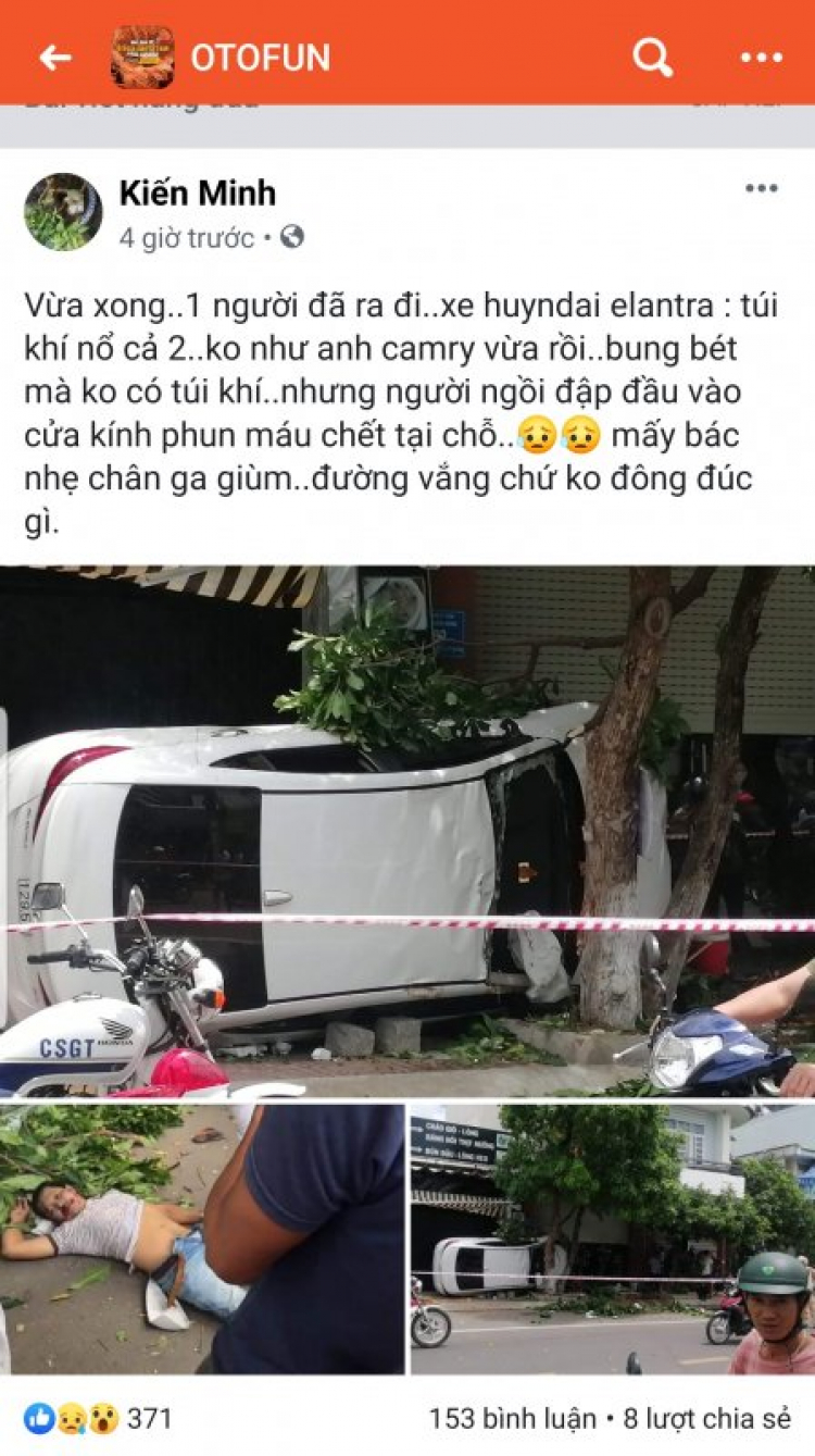 Làm sao để túi khí Camry 2019 bung?