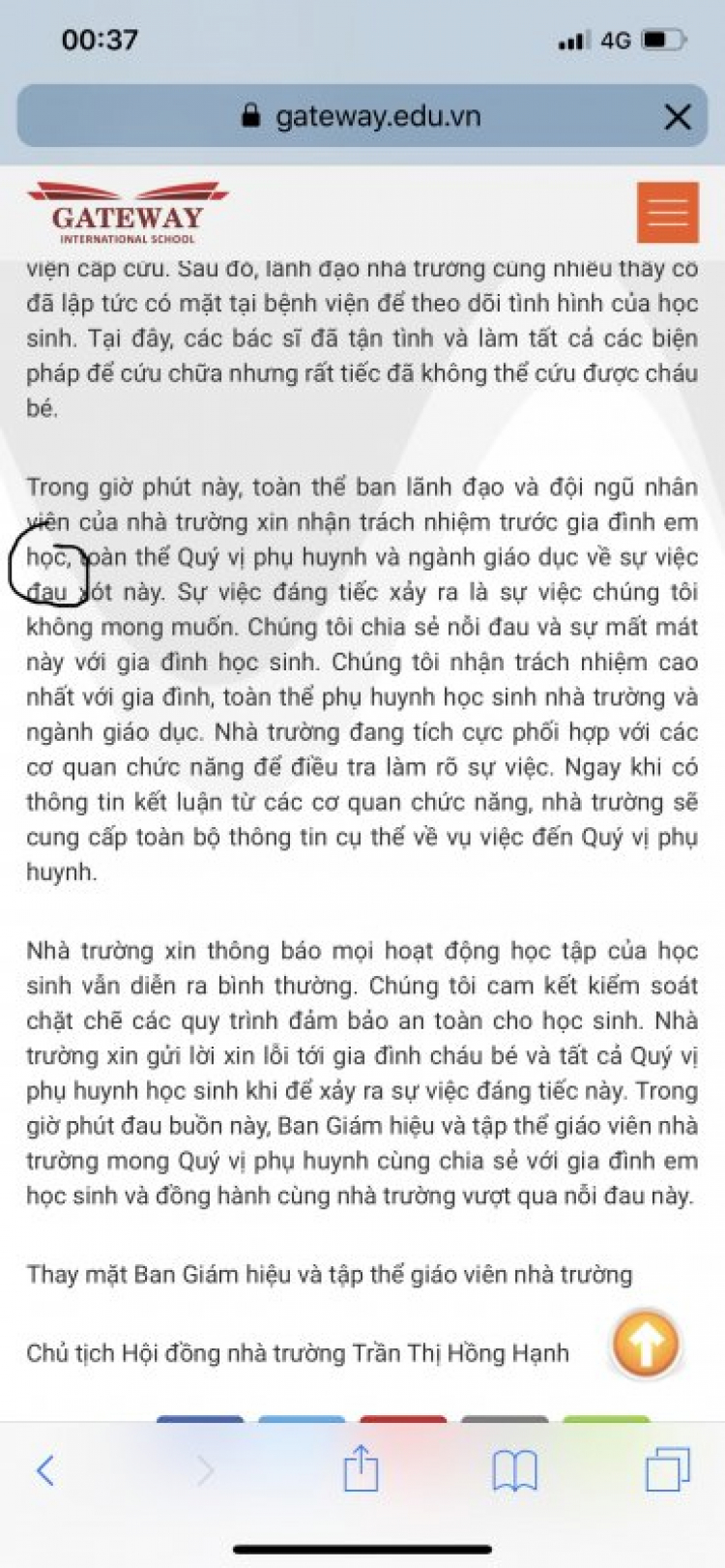 Học sinh lớp 1 trường quốc tế Gateway Hà Nội tử vong do bị bỏ quên trên ôtô Học sinh lớp 1 trường quốc tế Gateway Hà Nội tử vong do bị bỏ quên trên ôtô